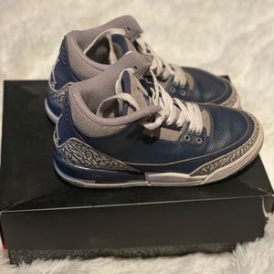 Nike Air Jordan Retro 3 Georgetown Blue 4.5Y (GS)